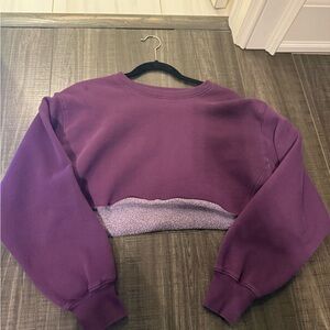 TNA Cozy Purple Sweatshirt
